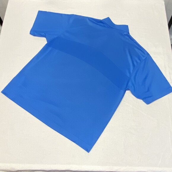 Nike Golf Dri-FIT Blue Polo Shirt WIPP Mine Rescue Embroidered Logo L 2 Button - Picture 10 of 13